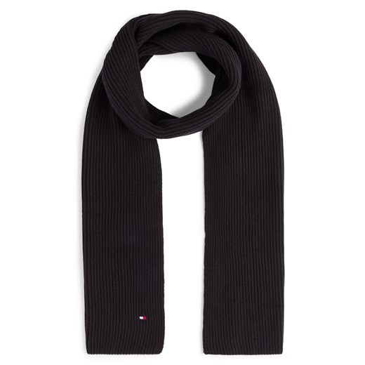 Tommy Hilfiger Szalik męski Mężczyźni Bawełna granatowy jednolity ze sklepu vangraaf w kategorii Szaliki męskie - zdjęcie 175241180