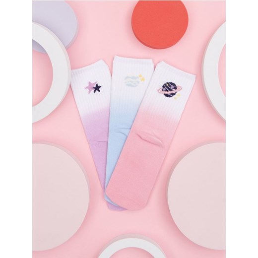 Sinsay - Skarpetki 3 pack - wielobarwny ze sklepu Sinsay w kategorii Skarpetki dziecięce - zdjęcie 175243023