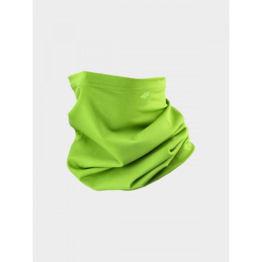 Dziecięca bandana 4F 4FJWAW24ABDAU088 - zielona ze sklepu Sportstylestory.com w kategorii Szaliki dziecięce - zdjęcie 175245443