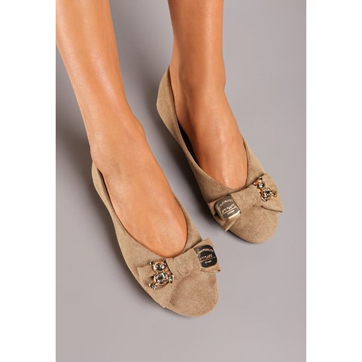 Balerinki Renee casual płaskie 