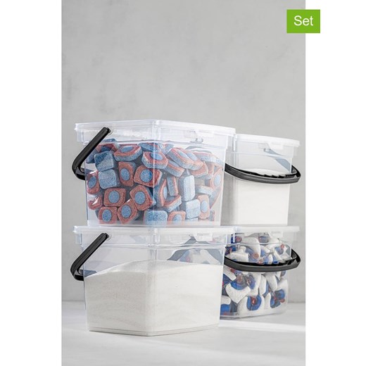 Violeta Home Pojemniki (4 szt.) - 16 x 23 x 18 cm ze sklepu Limango Polska w kategorii Akcesoria i przechowywanie - zdjęcie 175250712