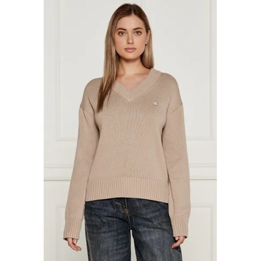 CALVIN KLEIN JEANS Sweter EMBRO BADGE | Regular Fit L Gomez Fashion Store