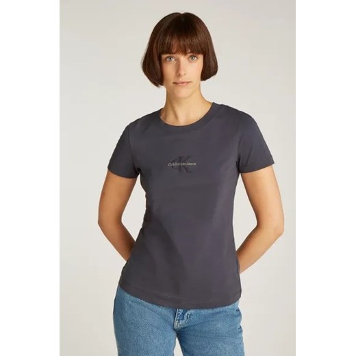 CALVIN KLEIN JEANS T-shirt | Regular Fit ze sklepu Gomez Fashion Store w kategorii Bluzki damskie - zdjęcie 175256994