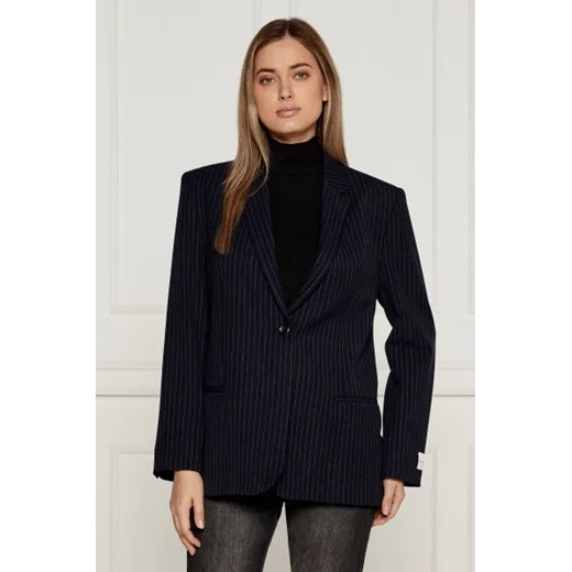Calvin Klein Marynarka | Slim Fit | z dodatkiem wełny ze sklepu Gomez Fashion Store w kategorii Marynarki damskie - zdjęcie 175257010