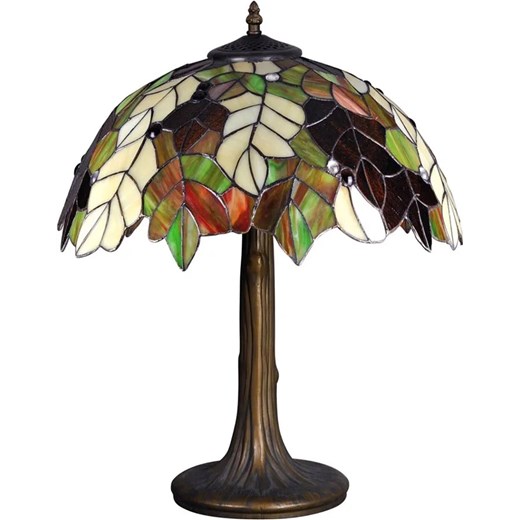 Lampa stołowa z witrażowym kloszem - S992 G1-L98 ze sklepu Edinos.pl w kategorii Lampy stołowe - zdjęcie 175259674