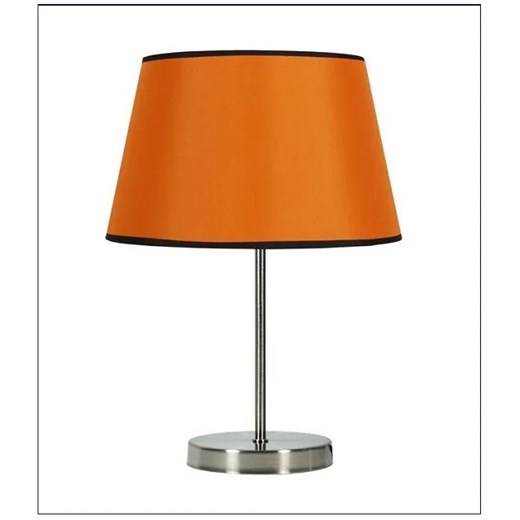 Pomarańczowa lampa stołowa z owalnym kloszem - V166-Elopi Lumes One Size Edinos.pl