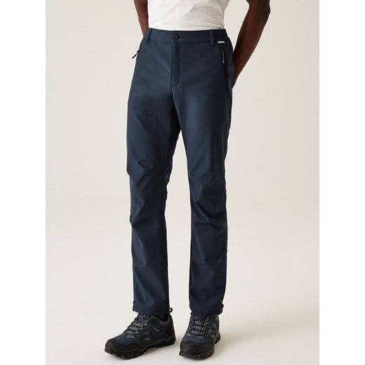 Regatta Spodnie softshellowe &quot;Geo&quot; w kolorze granatowym ze sklepu Limango Polska w kategorii Spodnie męskie - zdjęcie 175261084