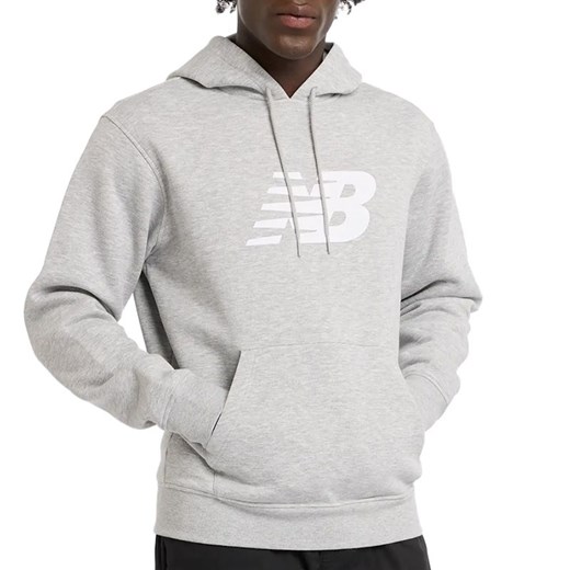 Bluza New Balance MT43904AG - szara ze sklepu streetstyle24.pl w kategorii Bluzy męskie - zdjęcie 175273164