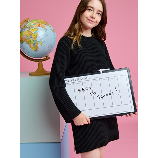 Sinsay - Sukienka sweter - czarny Sinsay 152 Sinsay