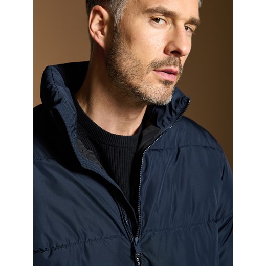 Sinsay - Kurtka pikowana - granatowy Sinsay XXL Sinsay