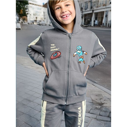 Sinsay - Komplet dzianinowy Marvel - szary ze sklepu Sinsay w kategorii Komplety chłopięce - zdjęcie 175275793
