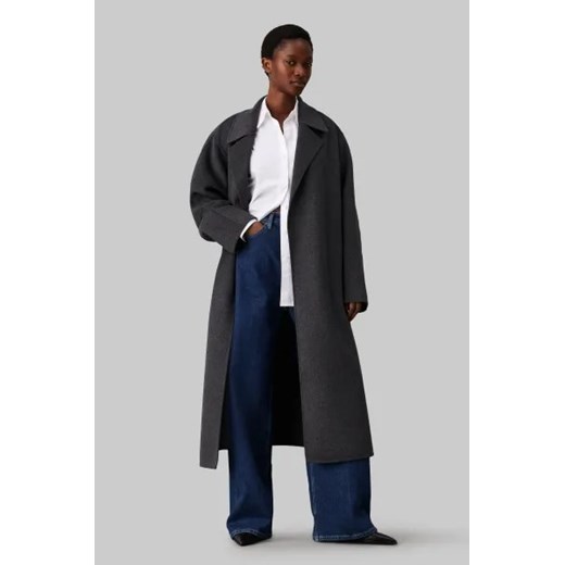 Calvin Klein Płaszcz | z dodatkiem wełny ze sklepu Gomez Fashion Store w kategorii Płaszcze damskie - zdjęcie 175282103