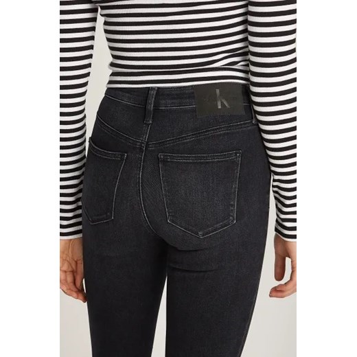 Jeansy damskie czarne Calvin Klein
