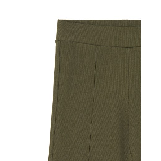 Cropp - Oliwkowe spodnie flare - zielony Cropp M Cropp