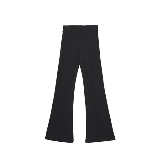 Cropp - Czarne spodnie flare - czarny Cropp XL Cropp