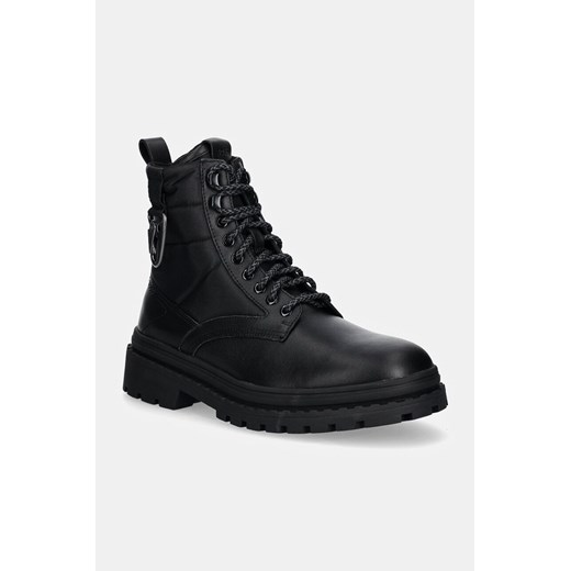 BOSS buty Nebular męskie kolor czarny 50529188 ze sklepu ANSWEAR.com w kategorii Buty zimowe męskie - zdjęcie 175283514