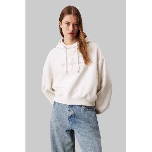 CALVIN KLEIN JEANS Bluza CHENILLE | Regular Fit ze sklepu Gomez Fashion Store w kategorii Bluzy damskie - zdjęcie 175288310