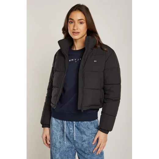 Kurtka damska Tommy Jeans casualowa krótka poliestrowa