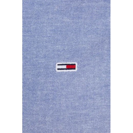 Koszula męska niebieska Tommy Jeans z klasycznym kołnierzykiem