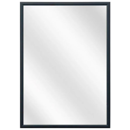 Prostokątne Lustro W Czarnej Ramie Aluminiowej Z3-M41 ze sklepu Edinos.pl w kategorii Lustra - zdjęcie 175290330