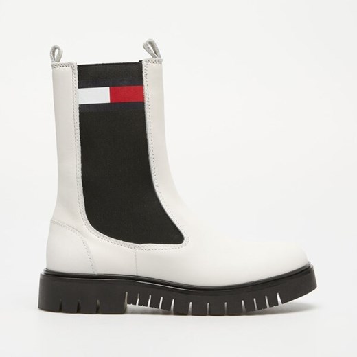 TOMMY HILFIGER TJW LONG CHELSEA BOOT ze sklepu Symbiosis w kategorii Botki - zdjęcie 175303961