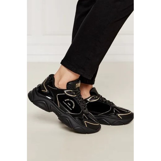 Buty sportowe damskie Karl Lagerfeld sneakersy wiązane tkaninowe wiosenne