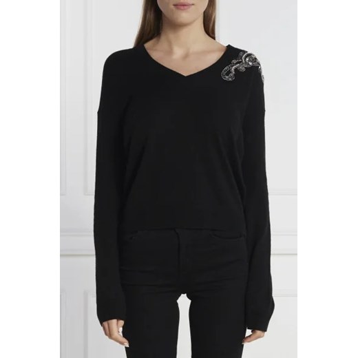 Liu Jo Sweter | Slim Fit | z dodatkiem wełny i kaszmiru Liu Jo XL Gomez Fashion Store okazja