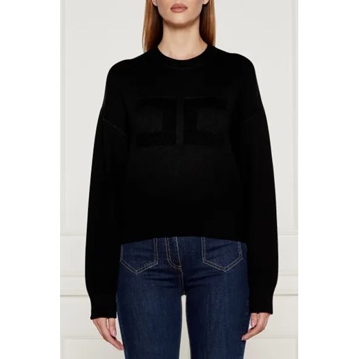 Elisabetta Franchi Sweter | Cropped Fit ze sklepu Gomez Fashion Store w kategorii Swetry damskie - zdjęcie 175304093