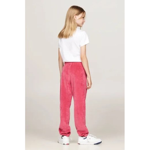 Różowe spodnie dziewczęce Tommy Hilfiger