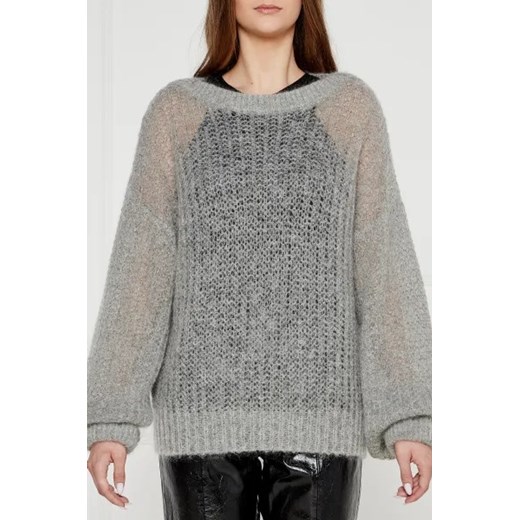 BOSS BLACK Wełniany sweter Fablura | Loose fit ze sklepu Gomez Fashion Store w kategorii Swetry damskie - zdjęcie 175304860