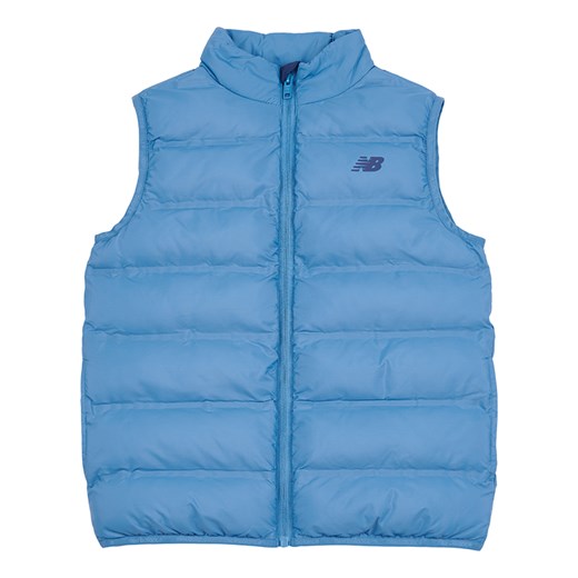 Bezrękawnik dziecięcy New Balance LAKB0037HEB – niebieski ze sklepu New Balance Poland w kategorii Kamizelki chłopięce - zdjęcie 175305152