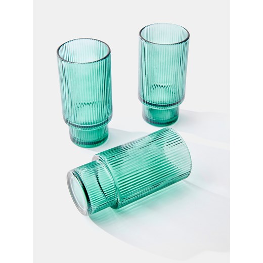 Sinsay - Szklanki 4 pack - zielony Sinsay One Size Sinsay