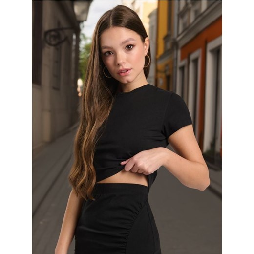 Sinsay - Koszulka - czarny ze sklepu Sinsay w kategorii Bluzki damskie - zdjęcie 175307154