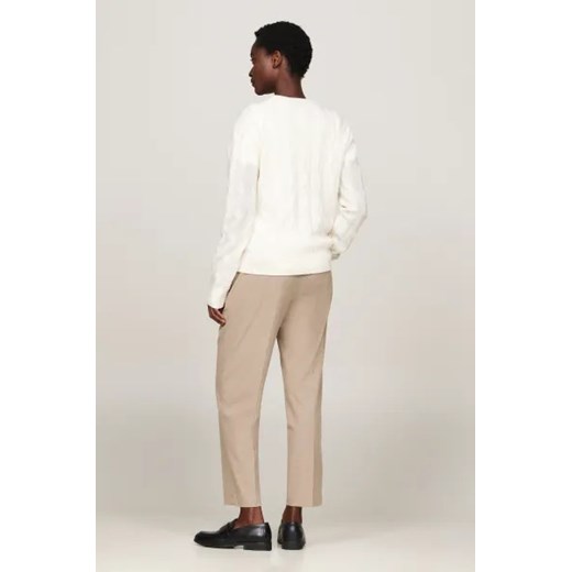 Sweter damski Tommy Hilfiger z okrągłym dekoltem casual