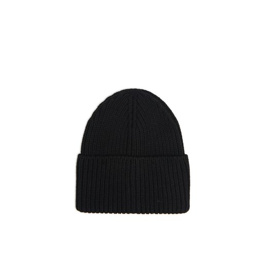 Cropp - Czarna czapka beanie - czarny ze sklepu Cropp w kategorii Czapki zimowe damskie - zdjęcie 175310751