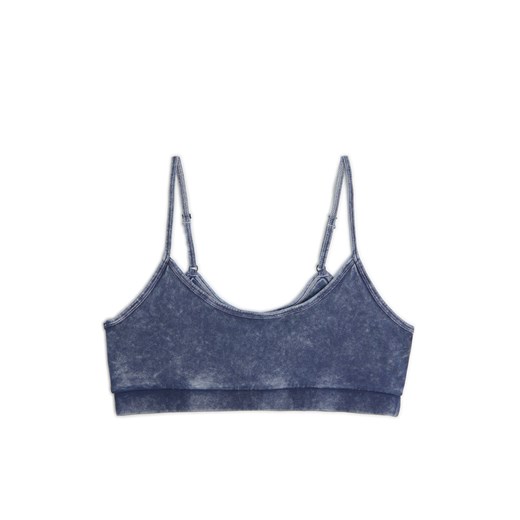 Cropp - Niebieski stanik sportowy - granatowy ze sklepu Cropp w kategorii Biustonosze - zdjęcie 175310850