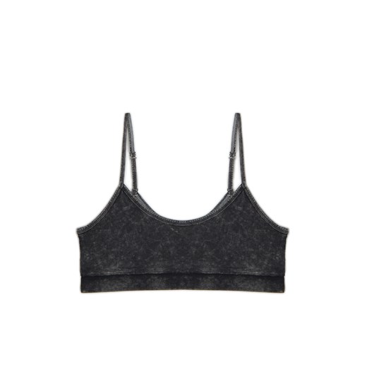 Cropp - Czarny stanik sportowy - czarny Cropp XS Cropp
