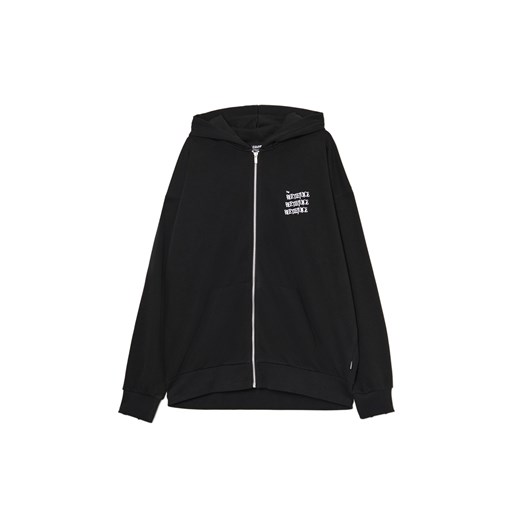 Cropp - Czarna bluza z kapturem Beetlejuice - czarny ze sklepu Cropp w kategorii Bluzy męskie - zdjęcie 175310904