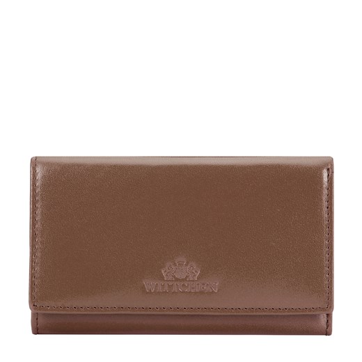 Damski portfel z gładkiej skóry średni taupe ze sklepu WITTCHEN w kategorii Portfele damskie - zdjęcie 175311451