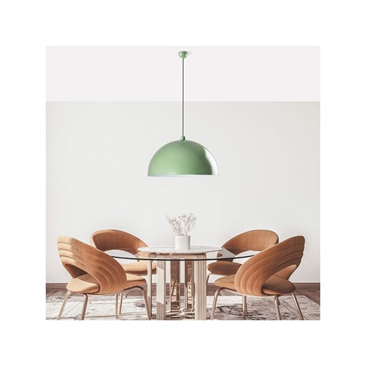 ABERTO DESIGN Lampa wisząca w kolorze zielonym - Ø 60 cm - id: 15905035 - marki Aberto Design - 175312840 ABERTO DESIGN Lampa wisząca w kolorze zielonym - Ø 60 cm ze sklepu Limango Polska w kategorii Oświetlenie - zdjęcie 175312840