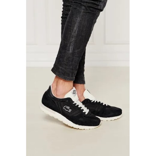 Buty sportowe męskie Lacoste sznurowane tkaninowe