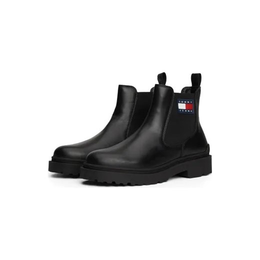 Tommy Jeans Skórzane sztyblety CHELSEA Tommy Jeans 45 Gomez Fashion Store