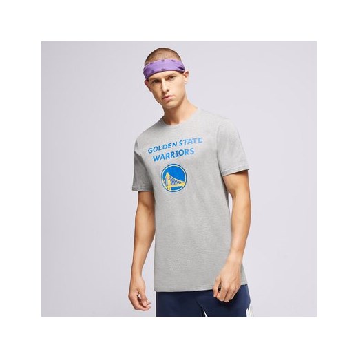 NEW ERA T-SHIRT SS NBA LOGO GOLDEN STATE WARRIORS LIGHT GREY ze sklepu Sizeer w kategorii T-shirty męskie - zdjęcie 175316452