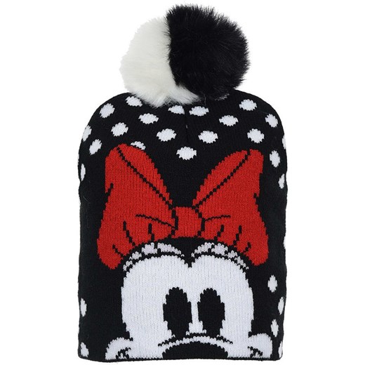 Disney Minnie Mouse Czapka &quot;Myszka Minnie&quot; w kolorze czarno-czerwonym ze sklepu Limango Polska w kategorii Czapki dziecięce - zdjęcie 175323952