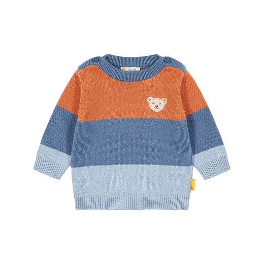 Steiff Sweter w kolorze niebieskim ze sklepu Limango Polska w kategorii Odzież dla niemowląt - zdjęcie 175324082