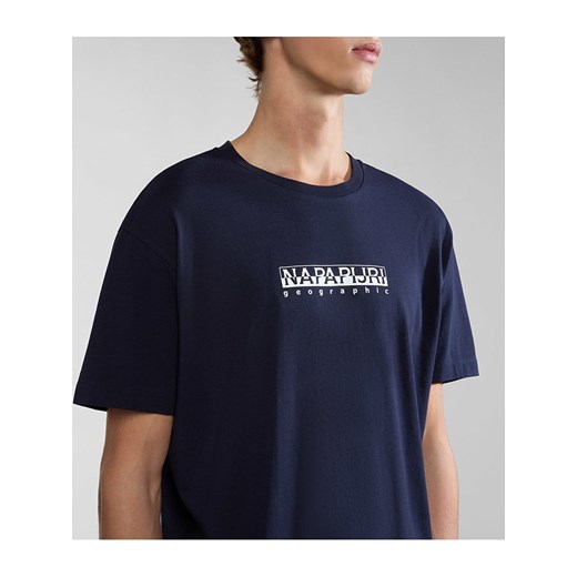 T-shirt męski Napapijri z napisem 