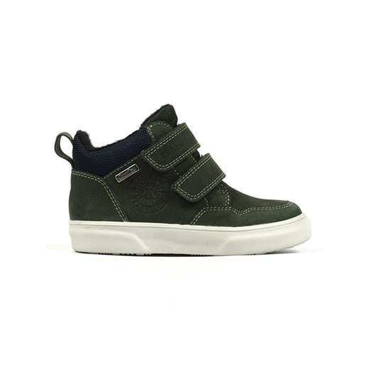 Richter Shoes Skórzane sneakersy &quot;Leandro&quot; w kolorze ciemnozielonym ze sklepu Limango Polska w kategorii Buty sportowe dziecięce - zdjęcie 175324372