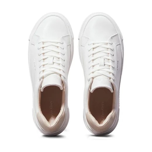 Buty sportowe damskie Calvin Klein sneakersy z tworzywa sztucznego białe