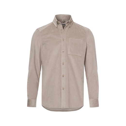 Drykorn Koszula męska Mężczyźni Comfort Fit Bawełna taupe jednolity ze sklepu vangraaf w kategorii Koszule męskie - zdjęcie 175325962