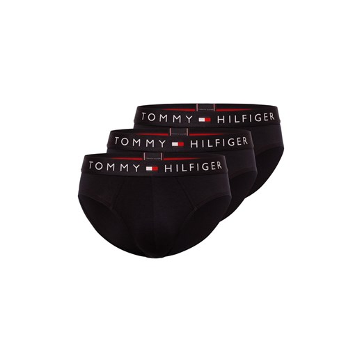 Tommy Hilfiger Slipy w 3-paku Mężczyźni Bawełna granatowy jednolity ze sklepu vangraaf w kategorii Majtki męskie - zdjęcie 175325972